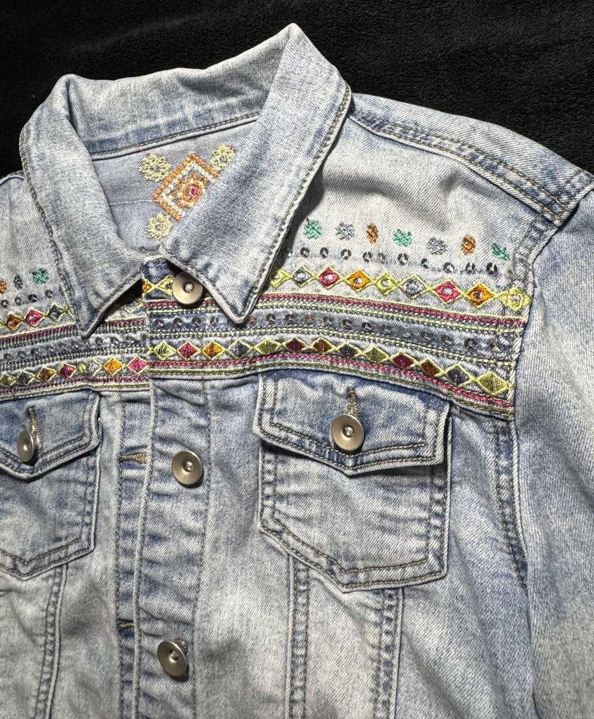Denim jack dames – maat S, Blauw, Ophalen of Verzenden, Maat 36 (S), Onbekend