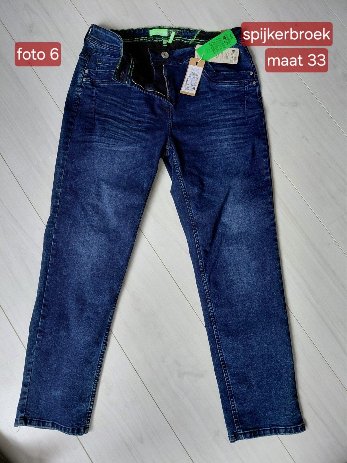 Nieuwe spijkerbroek maat 33 van Cecil, Kleding | Dames, Blauw, Nieuw, Ophalen of Verzenden, W33 - W36 (confectie 42/44)