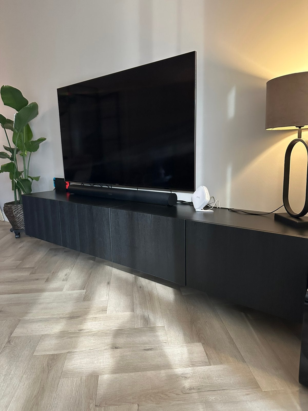 Ikea besta tv kast zwart, Ophalen, Zo goed als nieuw, 25 tot 50 cm, Minder dan 100 cm