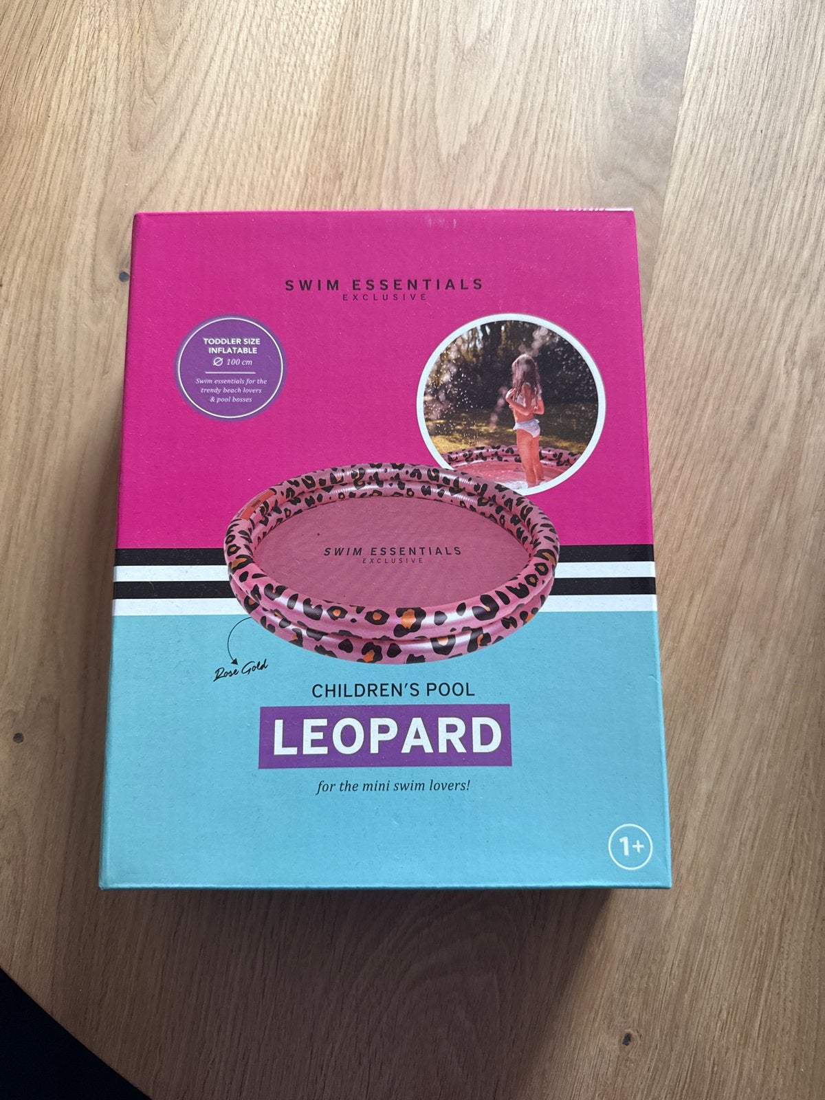 Swim Essentials Kinderzwembad Leopard 100 cm Nieuw, Minder dan 80 cm, Opblaaszwembad, Rond, Nieuw