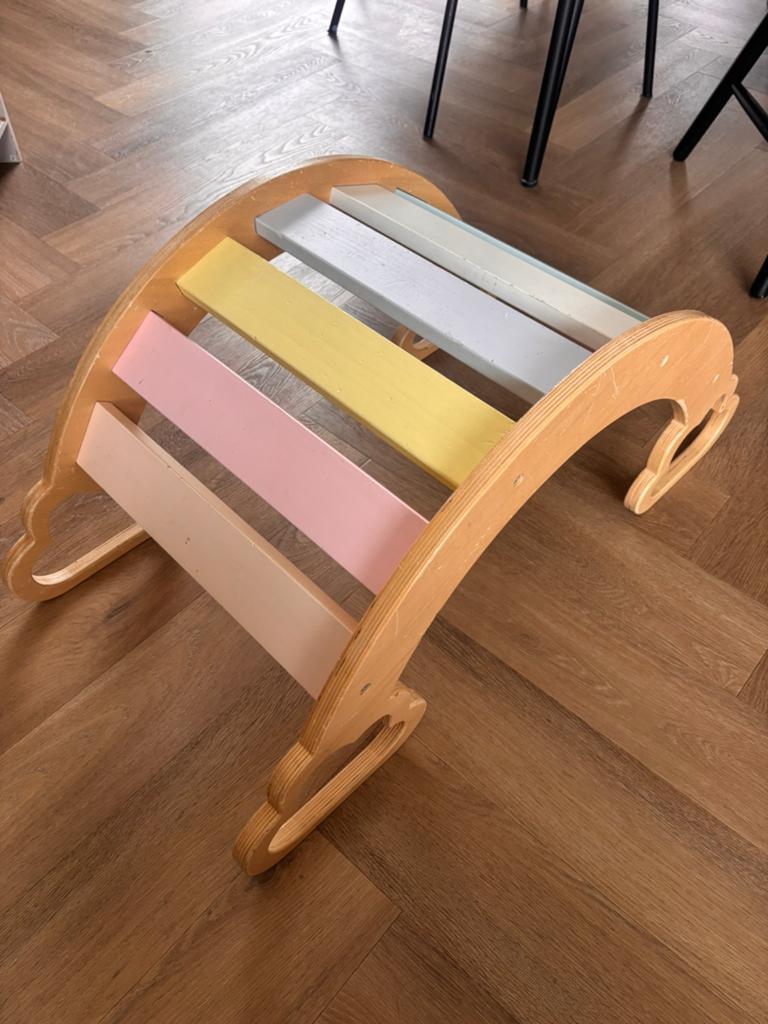 Klimboog voor binnen hout, Kinderen en Baby's, Speelgoed | Houten speelgoed, Zo goed als nieuw, Overige typen, Ophalen