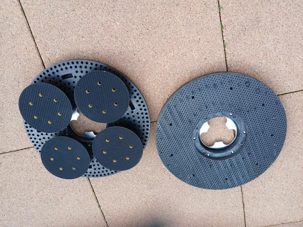 2 padhouders voor boenmachine schuurmachine, Ophalen of Verzenden, Nieuw
