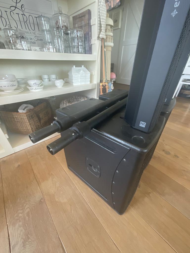 HK Audio Elements E 110 Sub A & E 435 Mid/High Unit Set, Gebruikt, Complete surroundset, 120 watt of meer, Ophalen