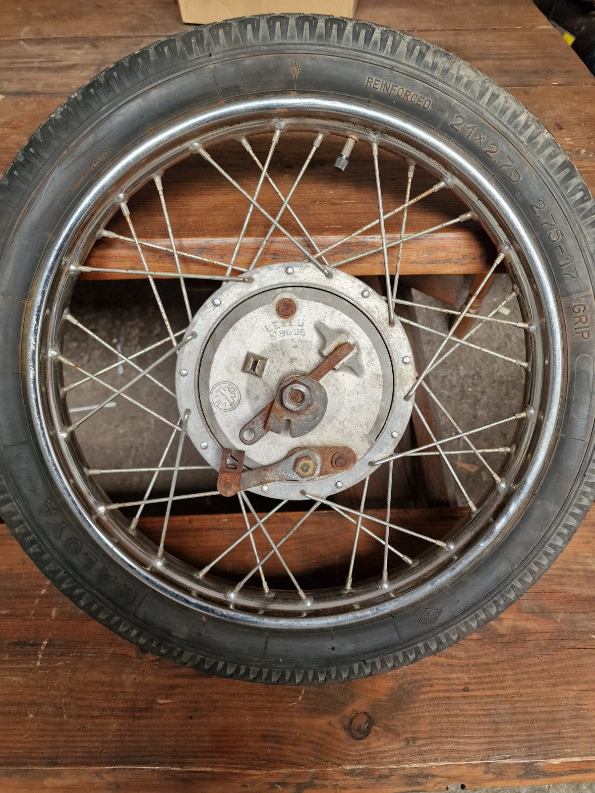 Kreidler Leleu 160 mm Achterwiel in goede staat, mooi naaf, Fietsen en Brommers, Brommeronderdelen | Kreidler, Gebruikt, Overige typen