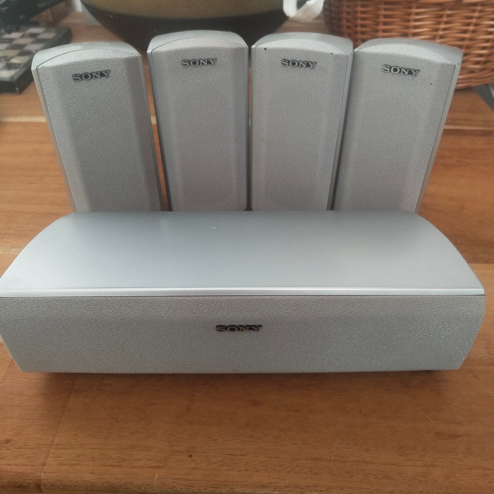 Sony Surround Speaker Set - 4 Satellieten en 1 Center, Ophalen, Gebruikt, Surroundset, Sony