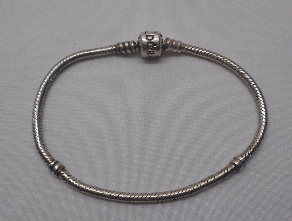 Zilveren Pandora armband 20 cm nr.667, Sieraden, Tassen en Uiterlijk, Armbanden, Verzenden, Zo goed als nieuw, Zilver, Zilver
