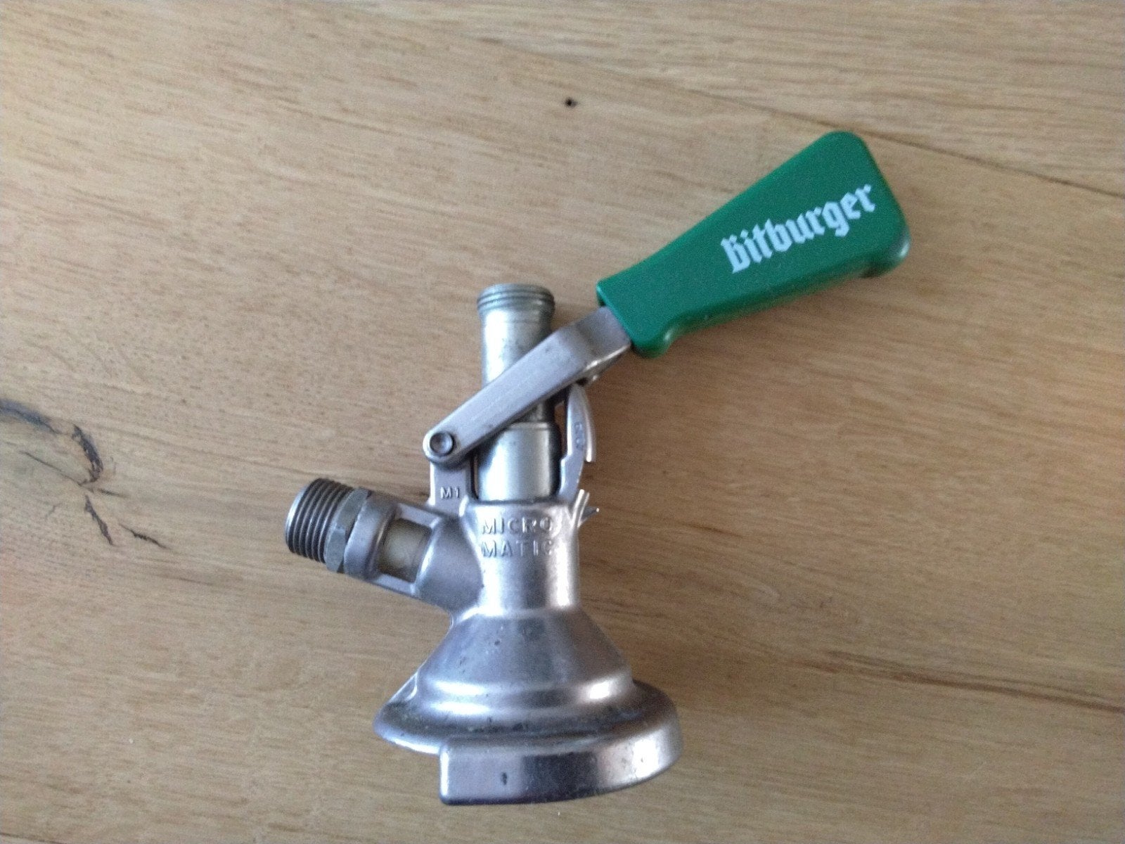 Originele Bittburger Biertapkop /KEG Zapfkopf (type W - Plat, Ophalen, Gebruikt, Overige merken