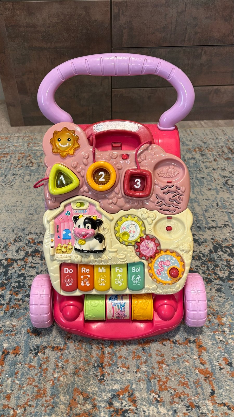 VTech Baby Walker Roze met Geluid en Licht, Ophalen, Gebruikt, Overige typen, Met licht