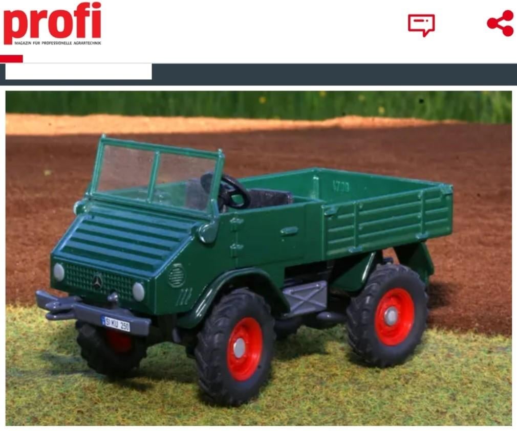 Siku 3450 unimog 411 profi 1:32, Ophalen of Verzenden, Nieuw, Tractor of Landbouw, SIKU
