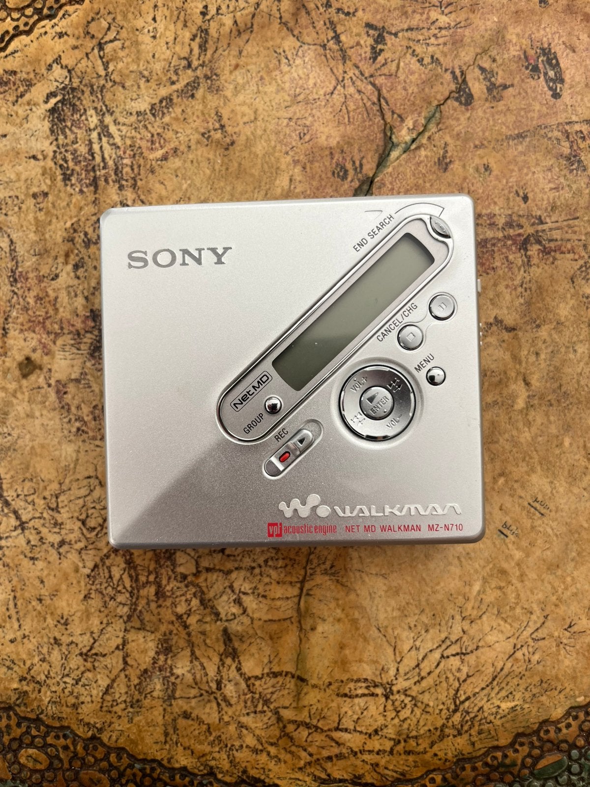 Sony MZ-N710 Minidisc Recorder met accessoires, Ophalen of Verzenden, Minidisc-recorder