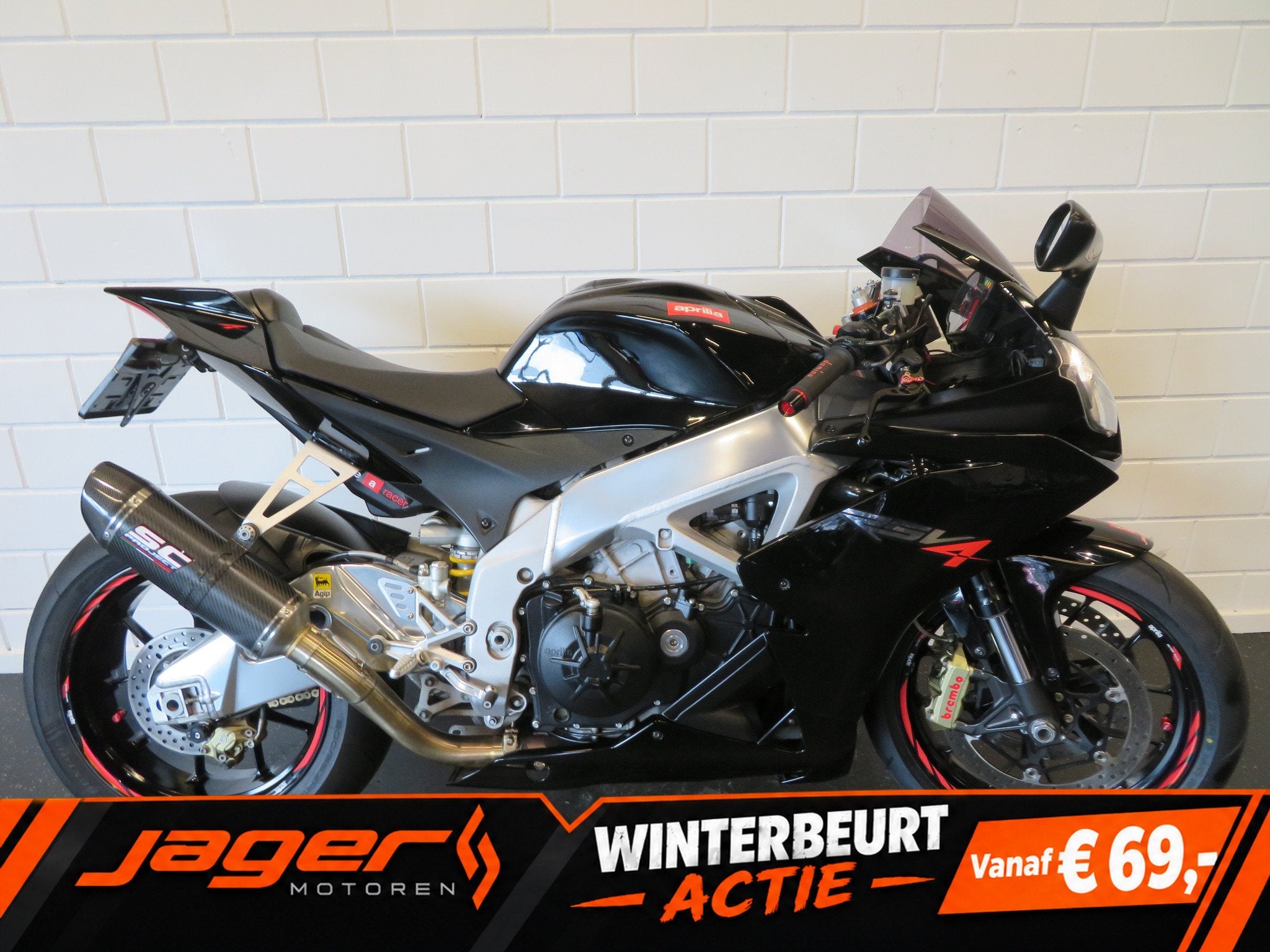 Aprilia RSV 4 RSV4 V4 MILLE SC PROJECT! (bj 2010), Super Sport, Gebruikt, Bedrijf