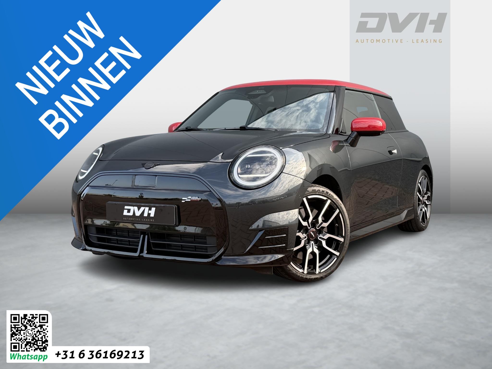 MINI Cooper SE John Cooper Works XL 54.2 kWh, Gebruikt, 4 stoelen, Leder en Stof, Mini Electric