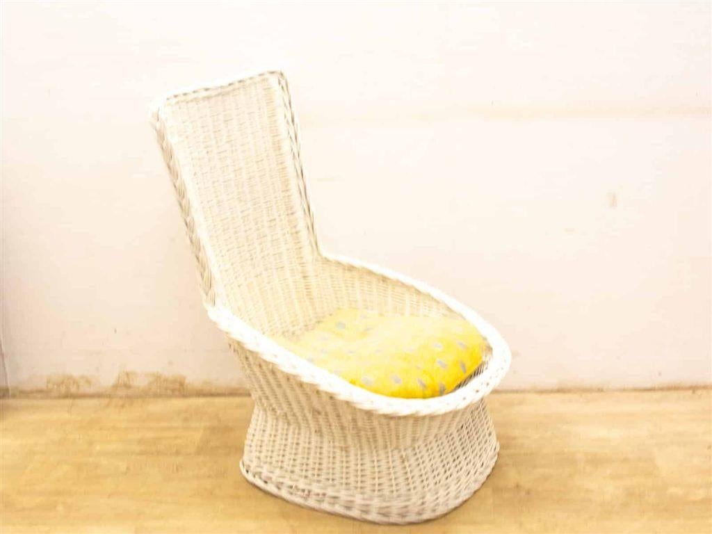Vintage witte kinderstoel 22898, Ophalen of Verzenden, Gebruikt, Meegroeistoel