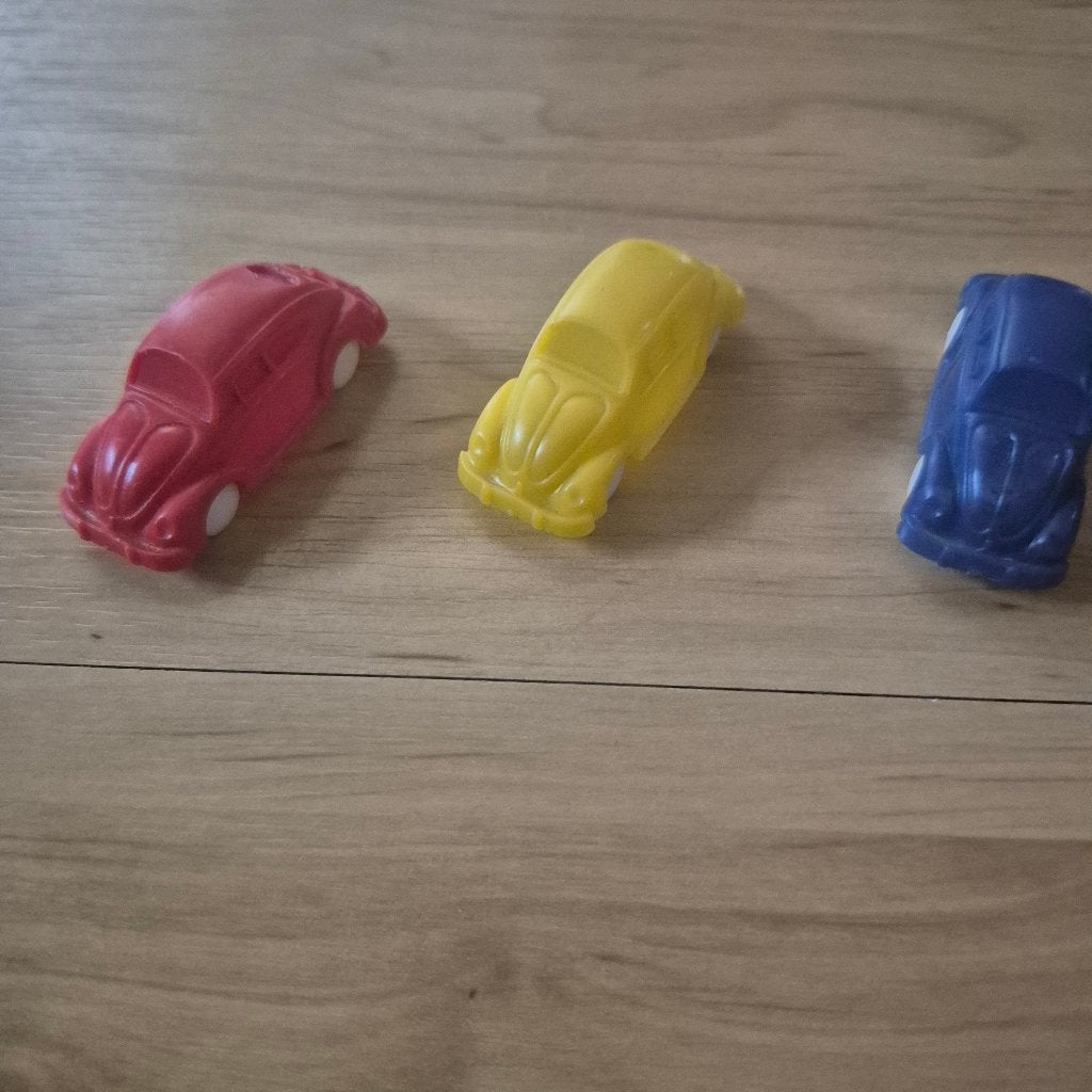 vintage vw kever, plastic autootjes, Verzamelen, Ophalen of Verzenden, Gebruikt