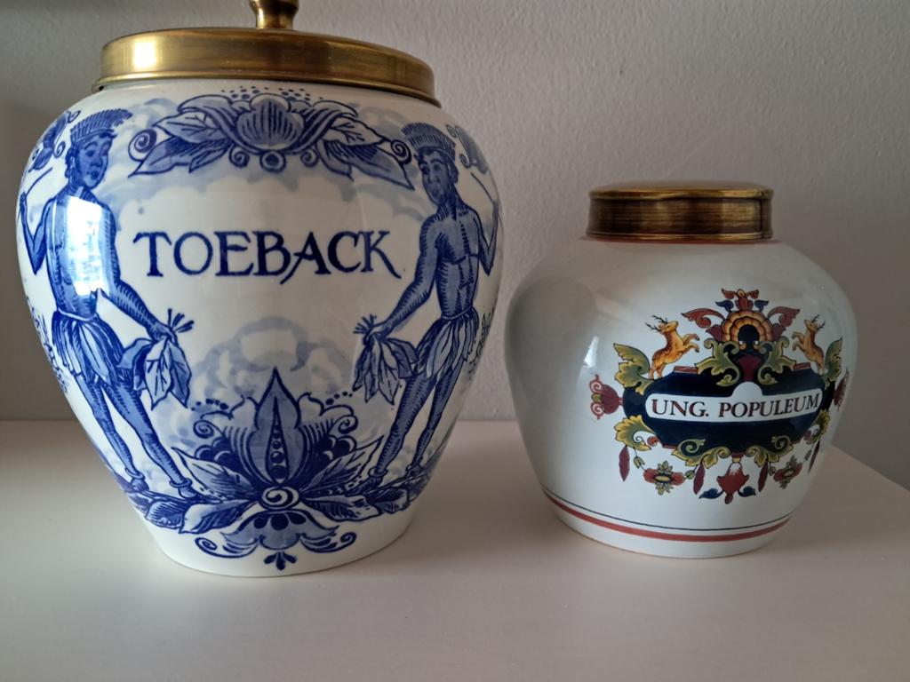 2 antieke potten, Antiek en Kunst, Ophalen