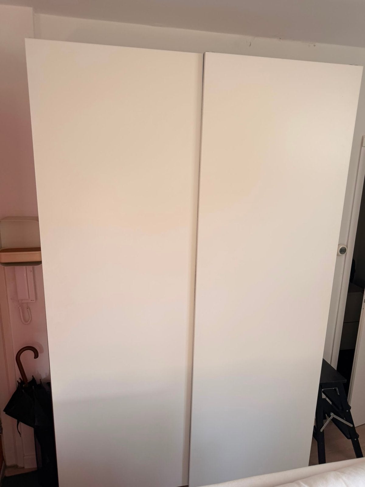 Ikea Pax Kledingkast - 150x236 cm met schuifdeuren, Ophalen, Overige materialen, Gebruikt, 100 tot 150 cm
