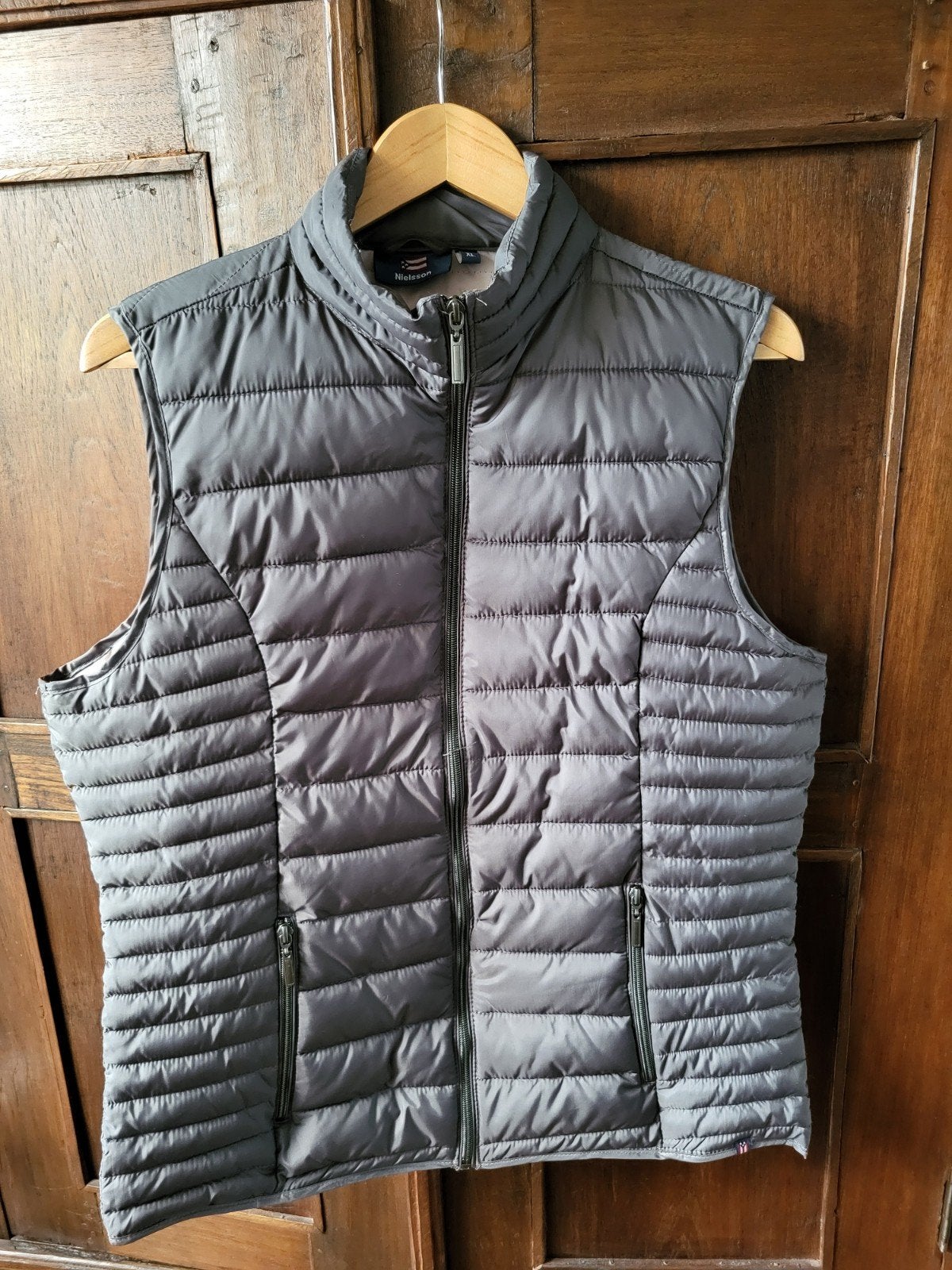 Nielsson bodywarmer mt xl, Kleding | Dames, Ophalen, Zo goed als nieuw, Maat 46/48 (XL) of groter, Grijs