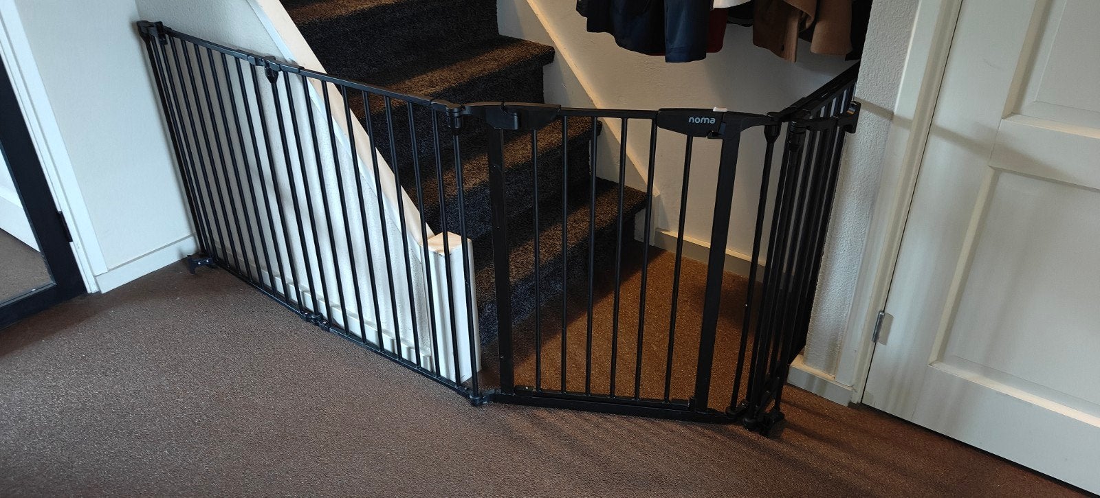 Noma 5-delig veiligheidshek zwart, Kinderen en Baby's, Ophalen, Gebruikt, Overige typen, 115 cm of meer