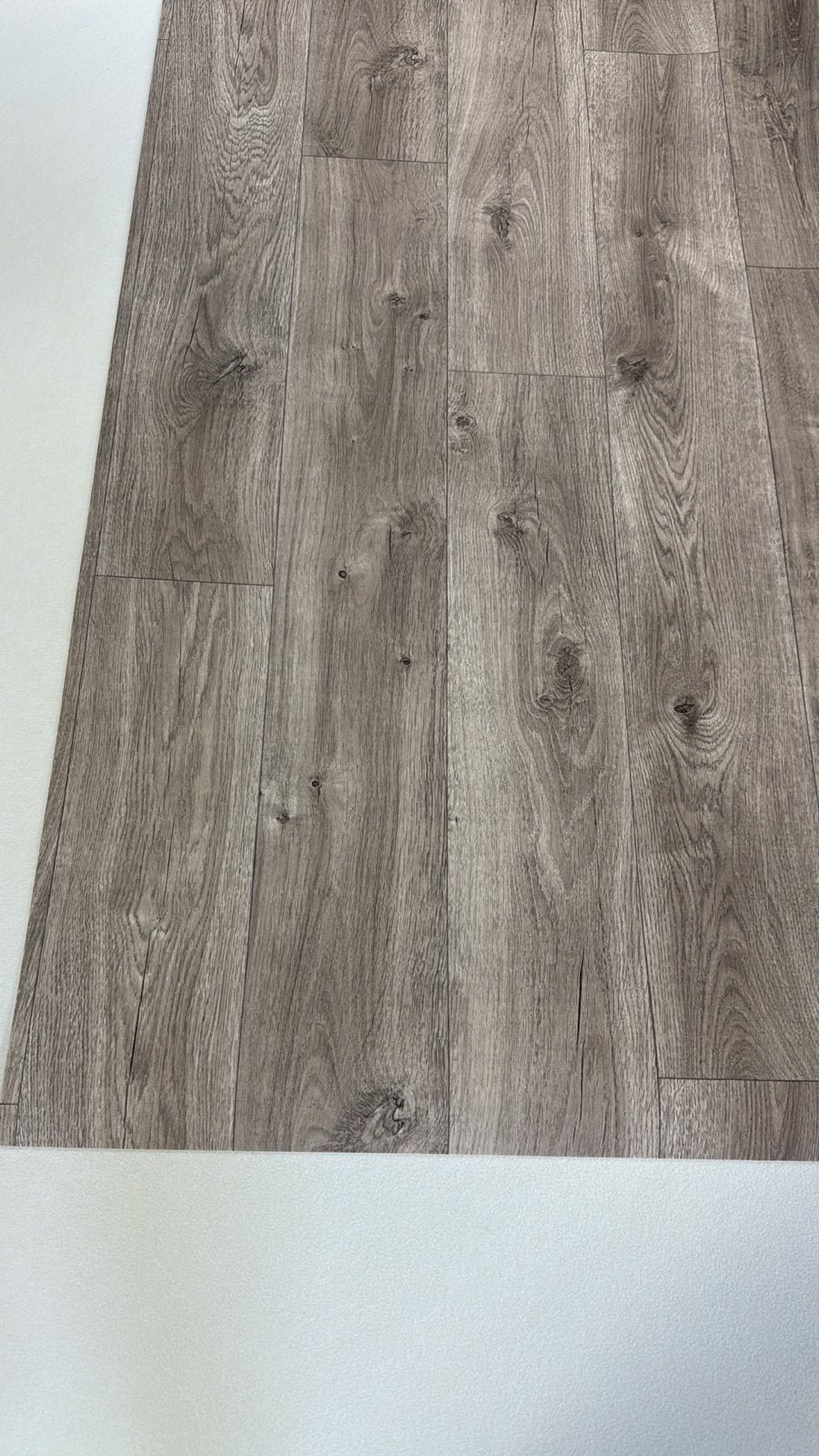 Nieuw vinyl visgraat 3,50x4m restpartij Novilon op=op, Ophalen, Nieuw, Grijs, Vinyl