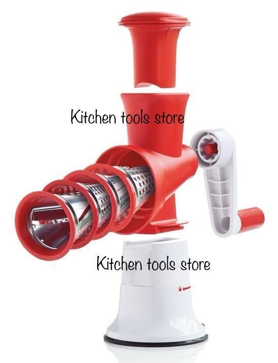 Tupperware adaptachef raspmolen 3x rasp 1x schijfjes snijder, Ophalen of Verzenden, Nieuw, Overige typen
