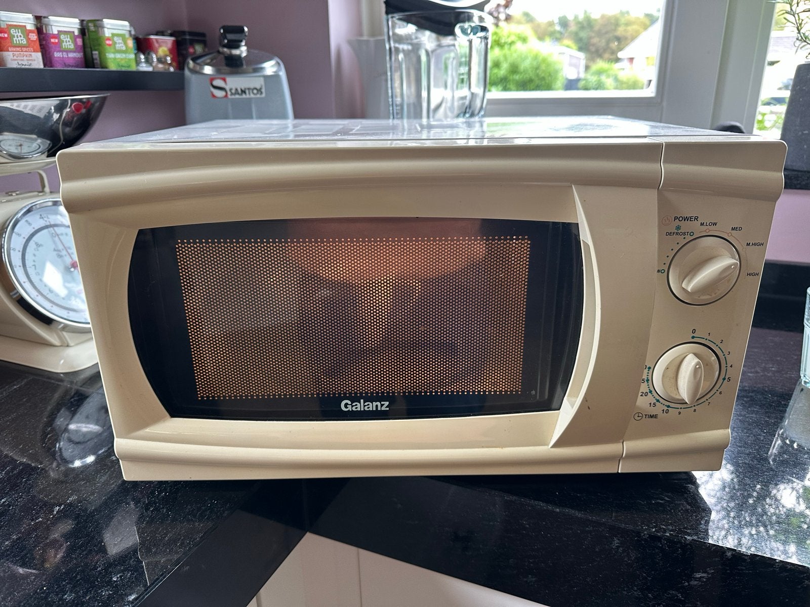 Vintage Galanz Magnetron - Gratis Af te Halen, Ophalen, Gebruikt, Minder dan 45 cm, Magnetron