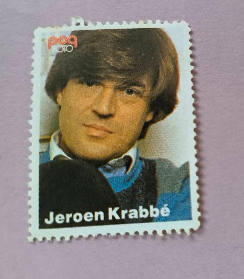 Popfoto zegel Jeroen Krabbé, Ophalen of Verzenden, Nieuw, Foto of Kaart