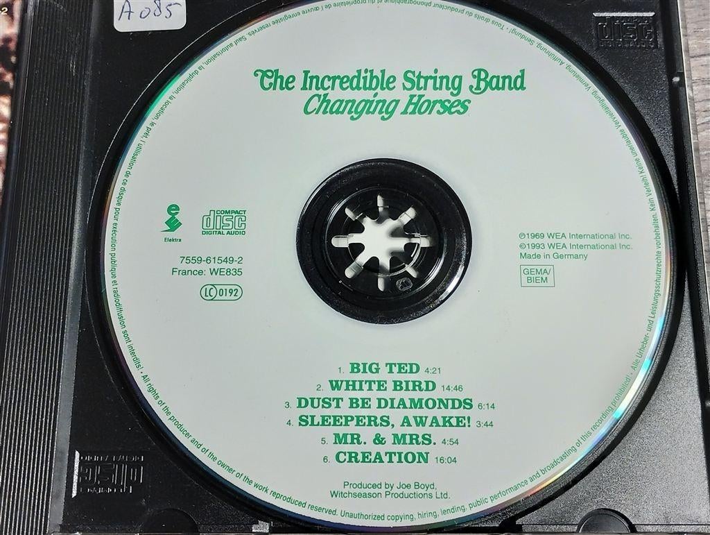 The Incredible String Band ‎- Changing Horses, Ophalen of Verzenden, Zo goed als nieuw