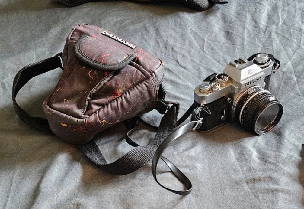 Nikon EL2 Spiegelreflexcamera, diverse lenzen en accessoir, Ophalen of Verzenden, Gebruikt, Spiegelreflex, Nikon