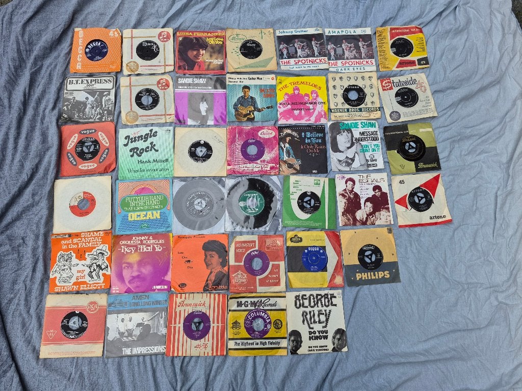 Singels, the beach boys, smokie en brotherhood of man,  , Ophalen, Gebruikt, Pop, Overige formaten