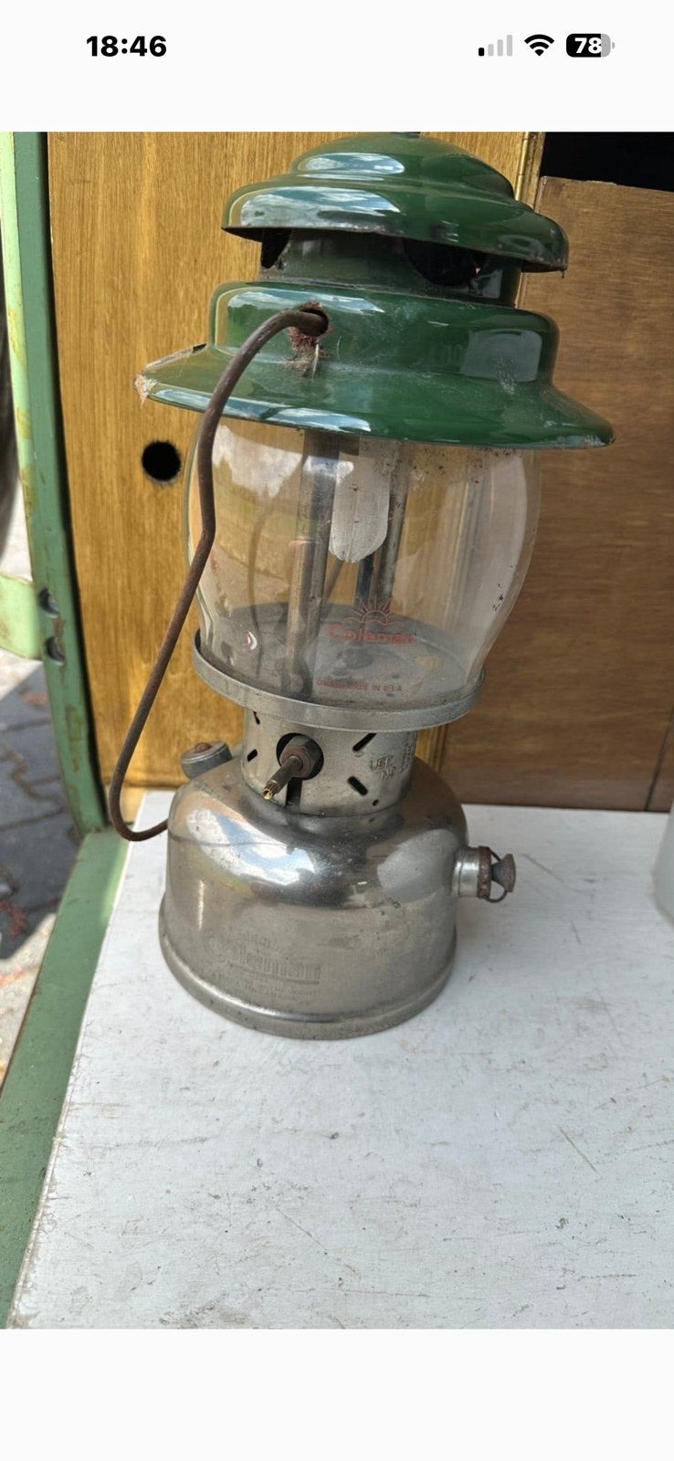 Vintage Coleman 249 Petroleum Lantaarn (06 1963) – H!, Ophalen of Verzenden