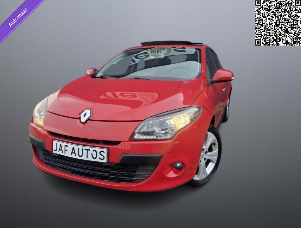 Renault Megane 2.0 Automaat Pano 17inch Airco Cruise Nw APK!, Auto's, Gebruikt, 4 cilinders, Bedrijf, Automatische klimaatregeling