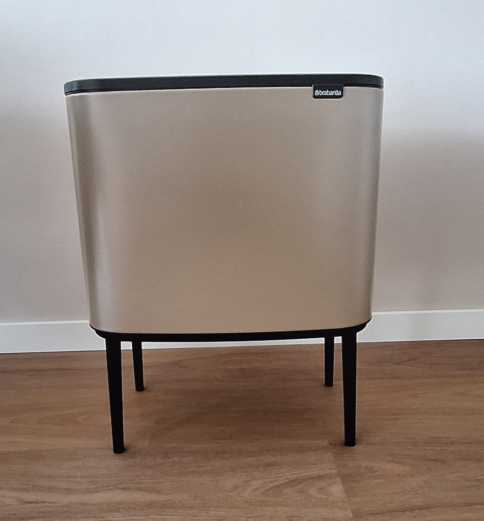 Brabantia prullenbak 36 liter – Metallic Gold, Huis en Inrichting, Woonaccessoires | Prullenbakken, Ophalen, 50 – 75, Gebruikt
