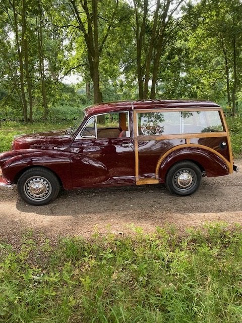 Morris minor traveller , nu bieden, Auto's, Oldtimers, Particulier, Overige merken, Benzine, Handgeschakeld, Rood, Overige kleuren