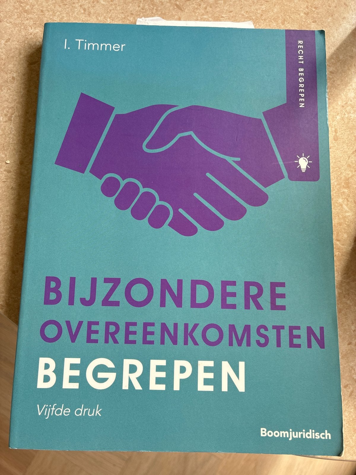 Bijzondere Overeenkomsten Begrepen - I. Timmer, Boeken, Ophalen of Verzenden, Gamma, Zo goed als nieuw, HBO