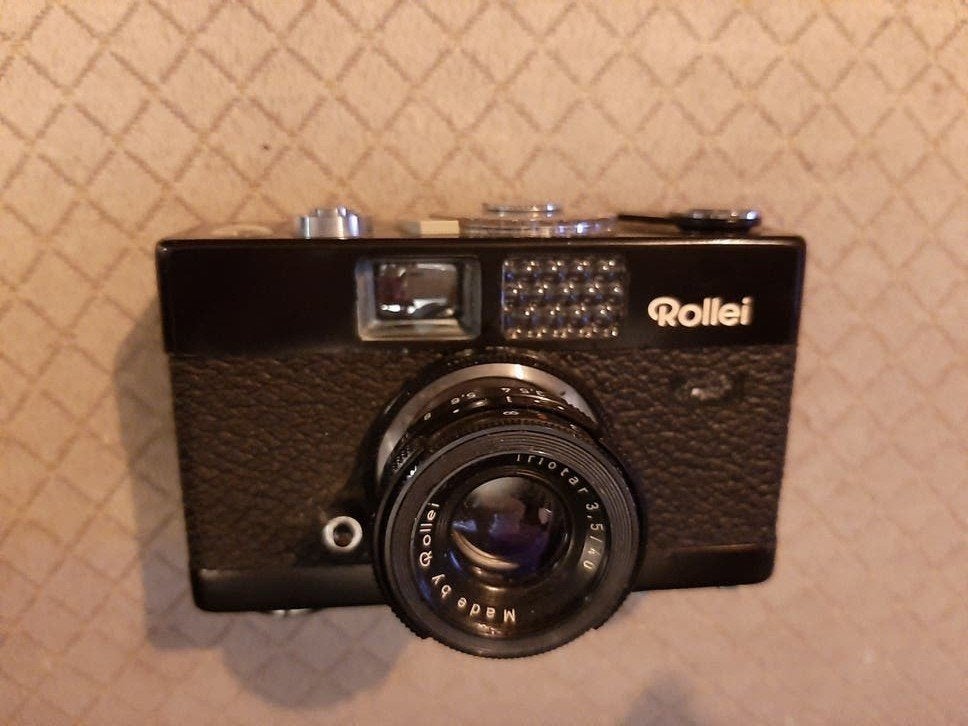 Vintage Rollei 35 Compact Camera - Zwart, Ophalen of Verzenden