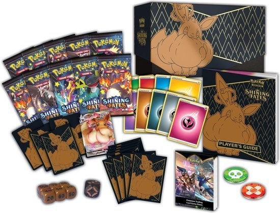 Pokémon Shining Fates Elite Trainer Box, Ophalen of Verzenden, Nieuw, Boosterbox, Foil