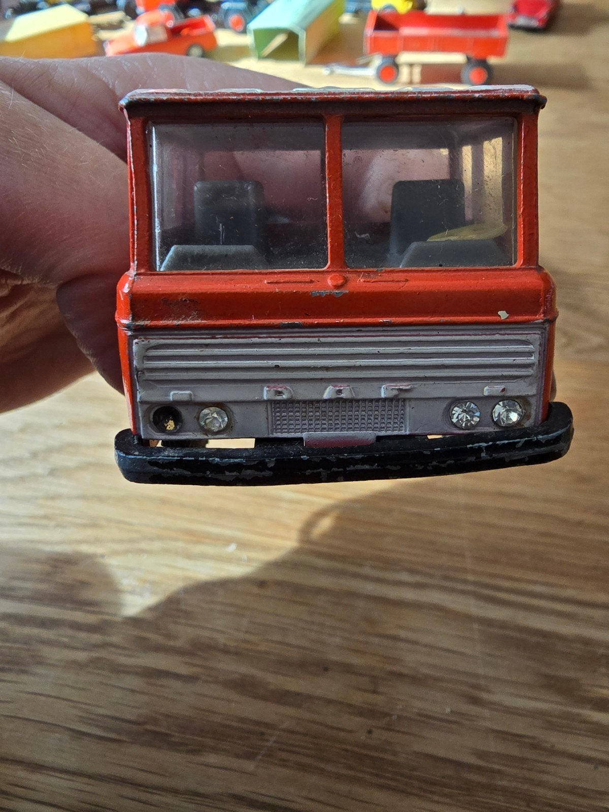 DAF Truck met oplegger Speelgoedtruck - Vintage Model, Ophalen of Verzenden, Gebruikt, Afstandsbediening