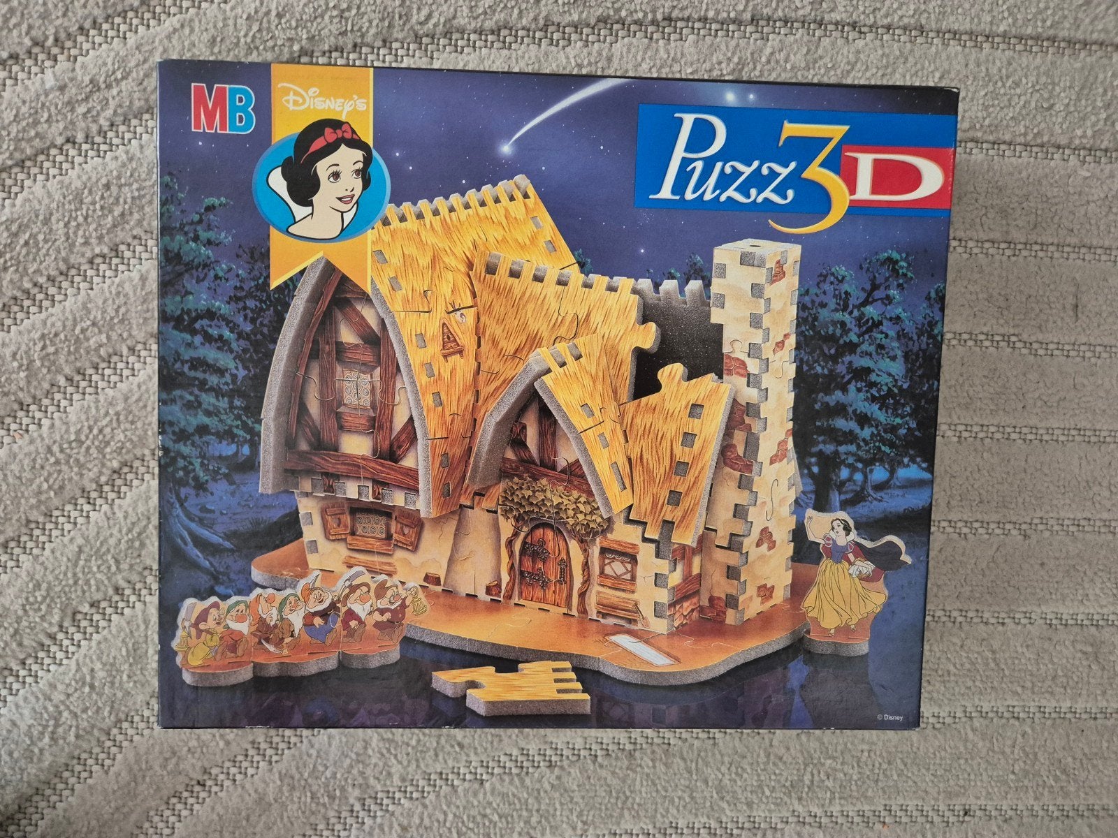 Puzzel 3D Disney Sneeuwwitje Huis 3D-puzzel, Ophalen of Verzenden, Meer dan 50 stukjes, Gebruikt, 6 jaar of ouder