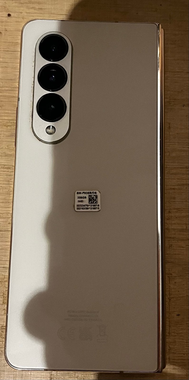 Samsung Galaxy Z Fold 4 - Flexkabel defect, Telecommunicatie, Mobiele telefoons | Samsung, Zwart, Ophalen of Verzenden, Galaxy Z Fold