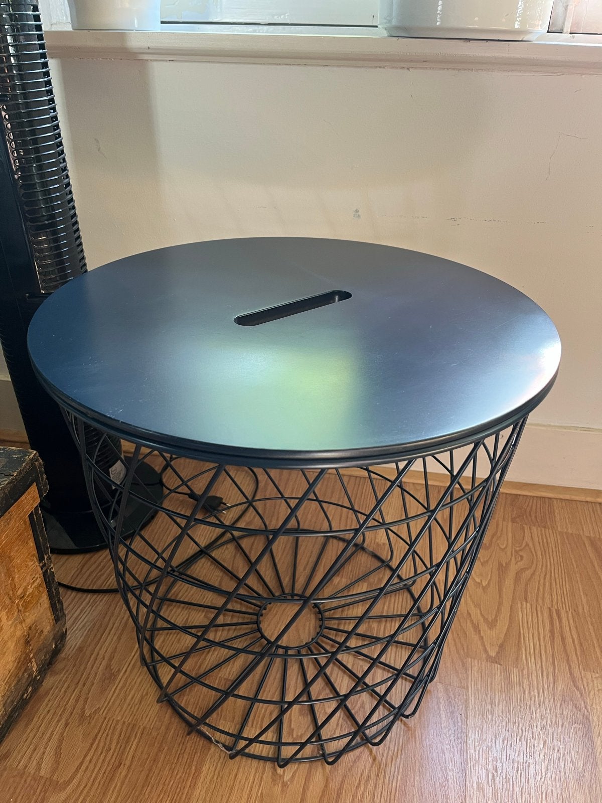 IKEA KVISTBRO Salontafel/Opbergtafel - Zo goed als nieuw, Ophalen, Blauw, Zo goed als nieuw, Metaal