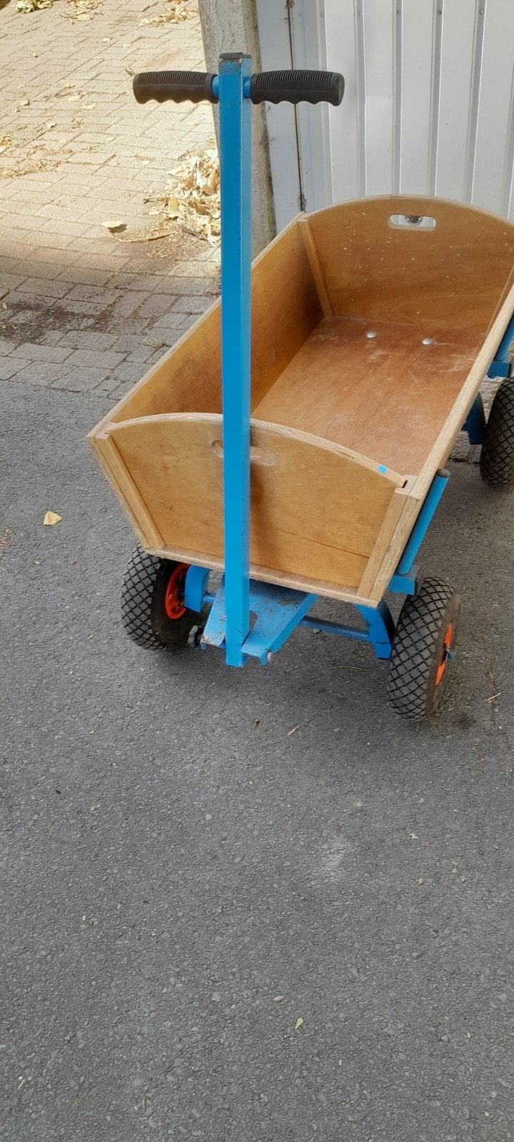bolderwagen op luchtbanden, Ophalen, Gebruikt