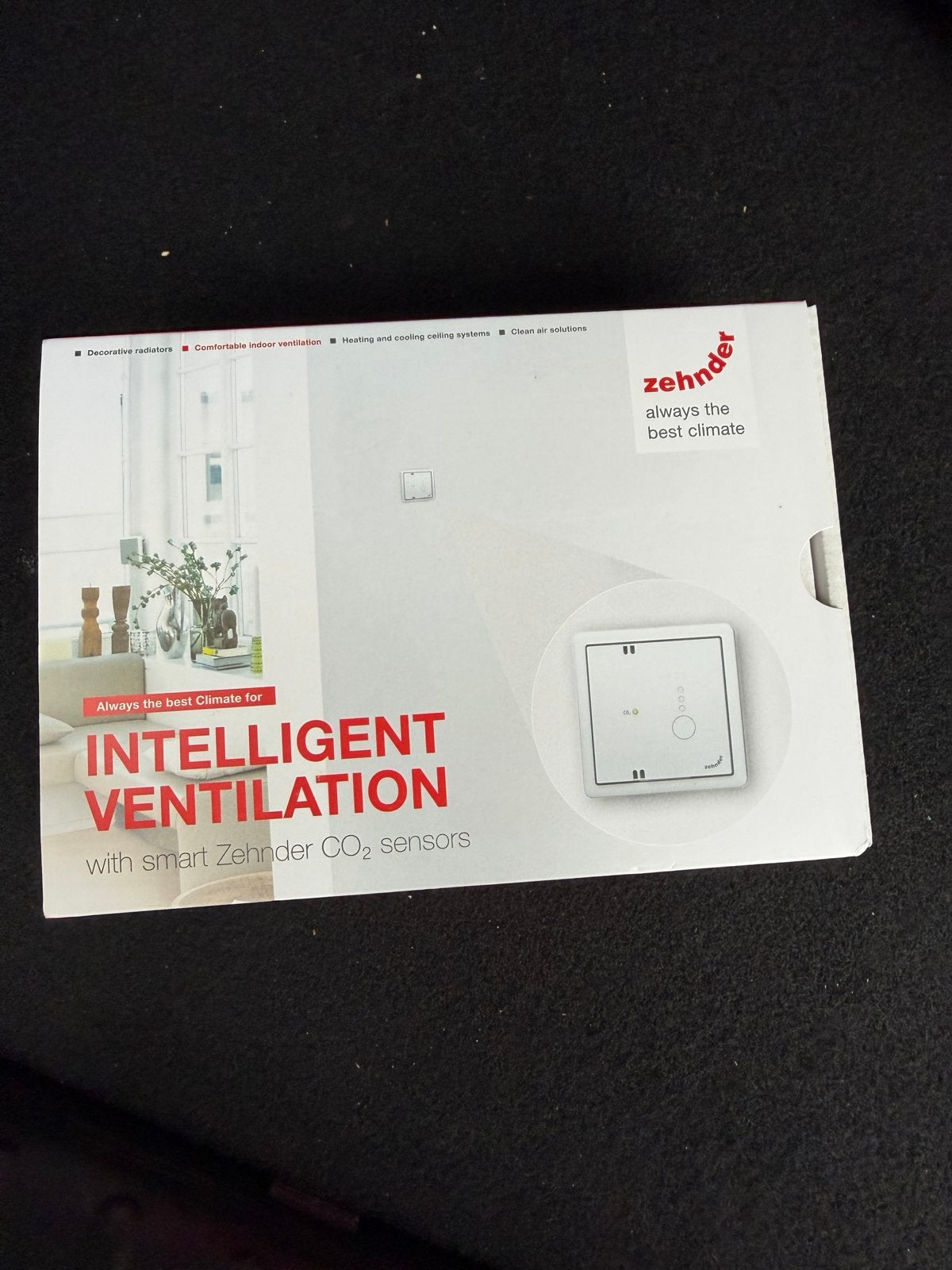 Zehnder CO2 Sensor RF67 on-wall (230V) - Nieuw in doos, Ophalen of Verzenden, Nieuw