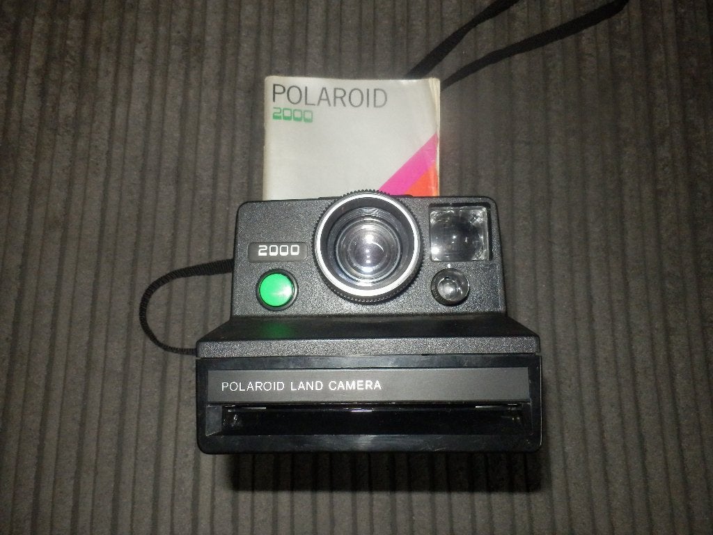 POLAROID LAND CAMERA 2000 MET DE GROENE KNOP, Ophalen of Verzenden, Gebruikt, Polaroid, Polaroid