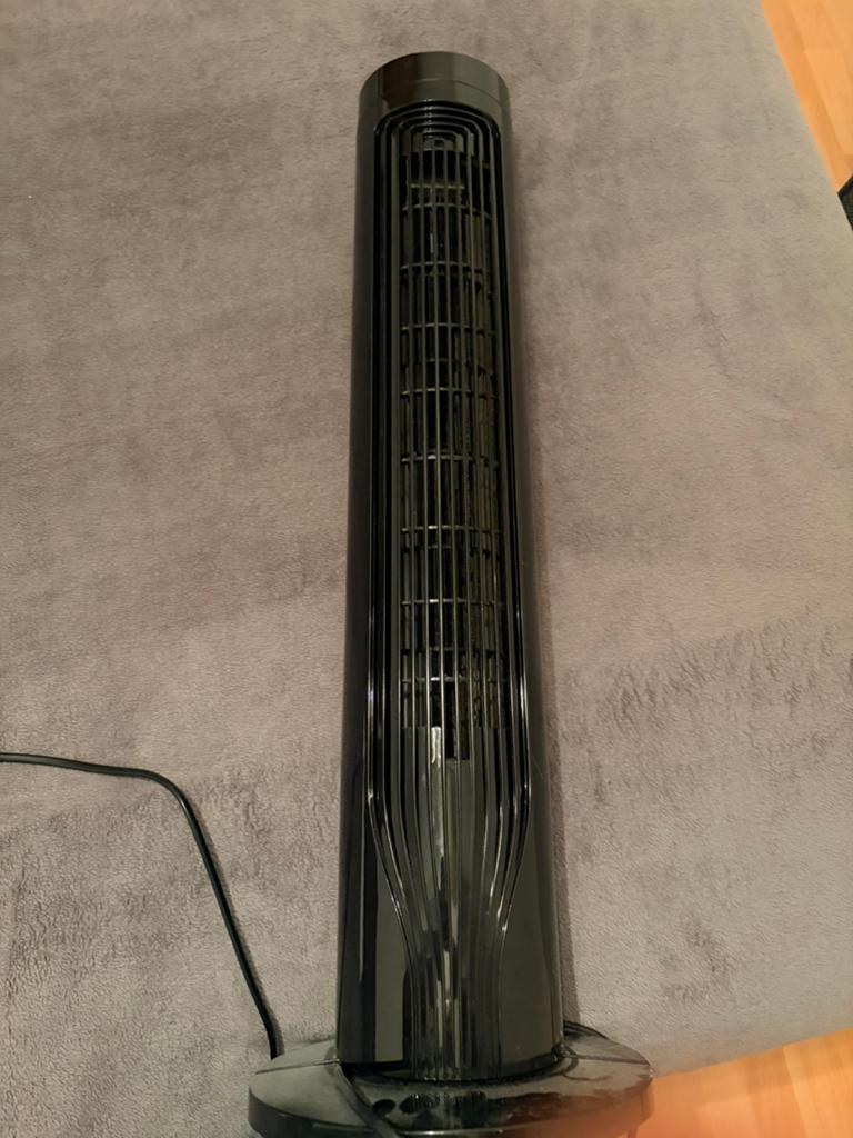 Staande ventilator met meerdere standen, Ophalen, Overige stijlen, Kunststof, Gebruikt