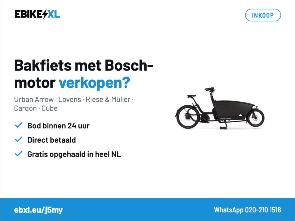 Elektrische bakfiets (Bosch) verkopen? Direct geld, Ophalen, Niet ingevuld, Niet ingevuld, Niet ingevuld