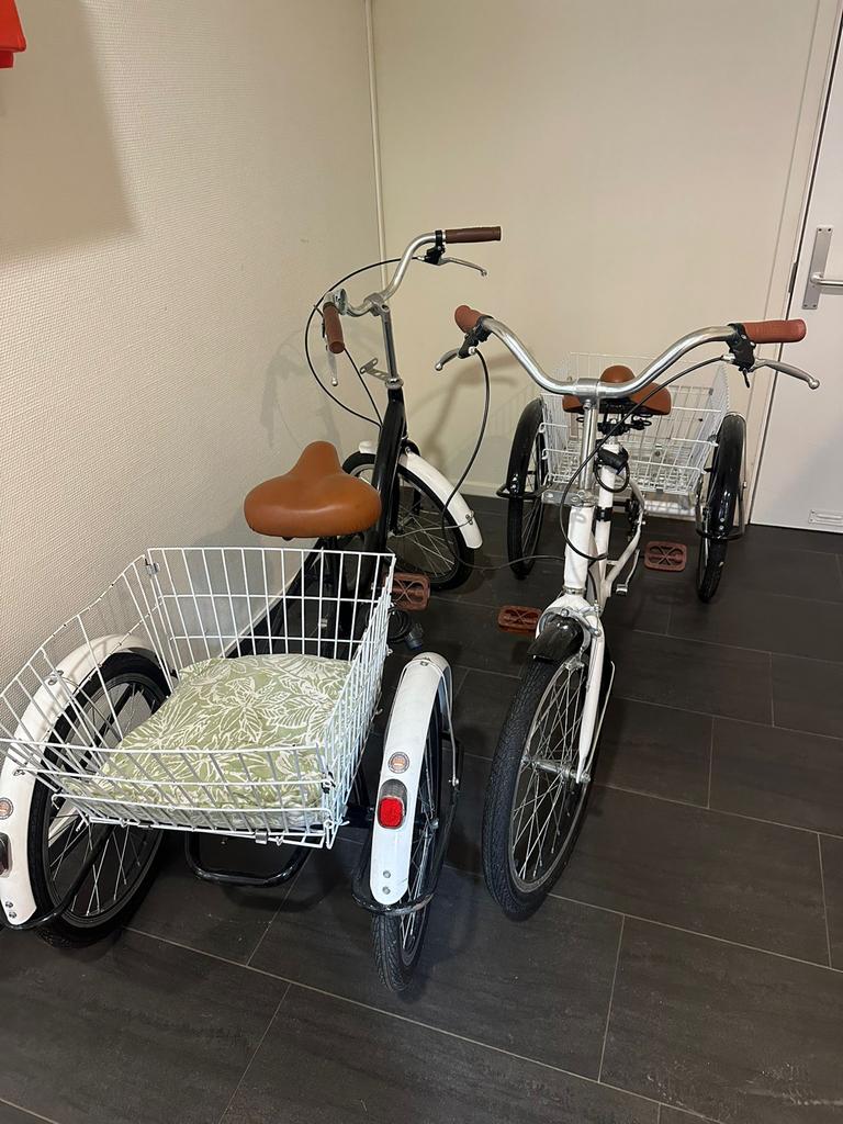 Twee driewielers voor volwassenen 20 inch, Fietsen en Brommers, Fietsen | Driewielfietsen, Ophalen of Verzenden, Zo goed als nieuw