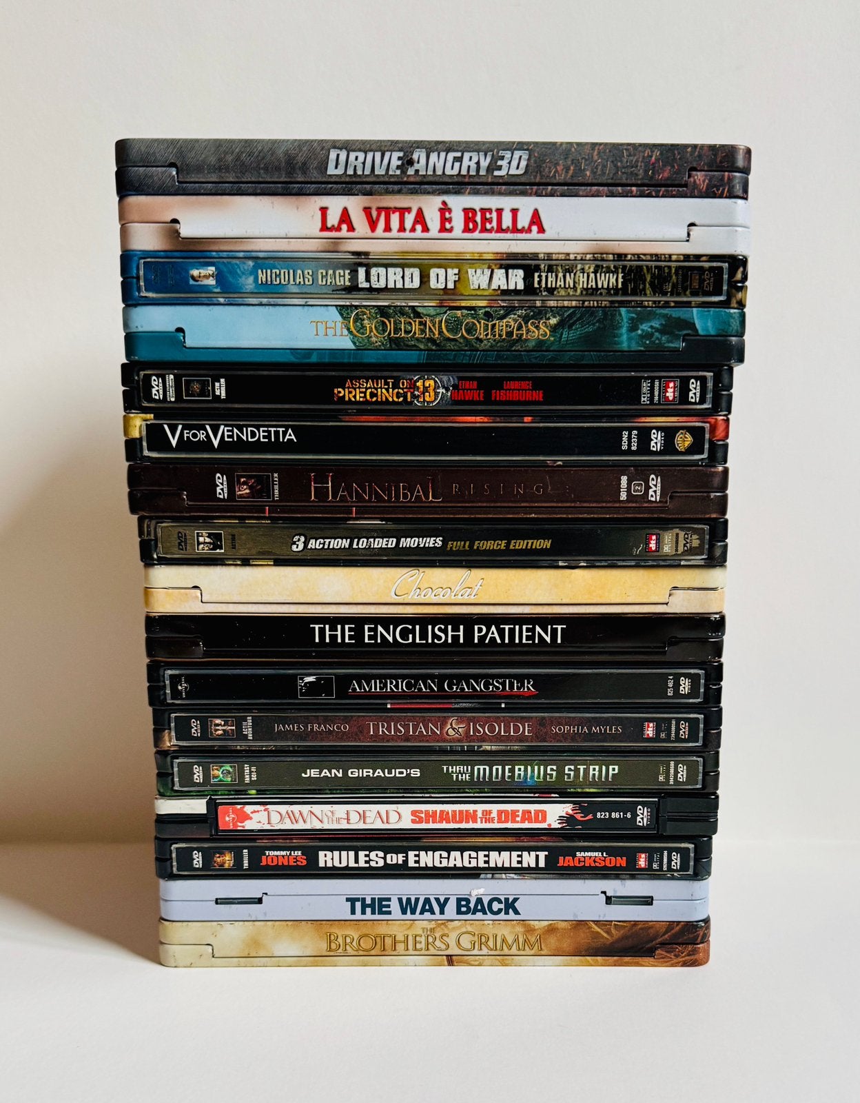 Partij DVD-films – 17 stuks – steel case, Vanaf 16 jaar, Ophalen of Verzenden, Zo goed als nieuw