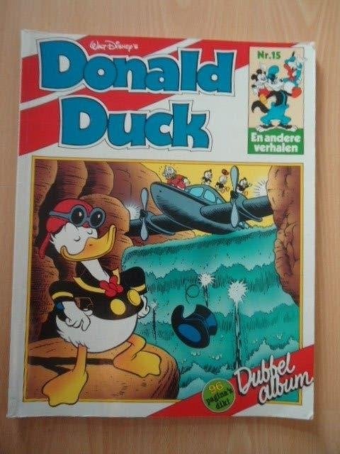 Donald Duck dubbelalbum 15, Boeken, Eén stripboek, Ophalen of Verzenden, Gelezen