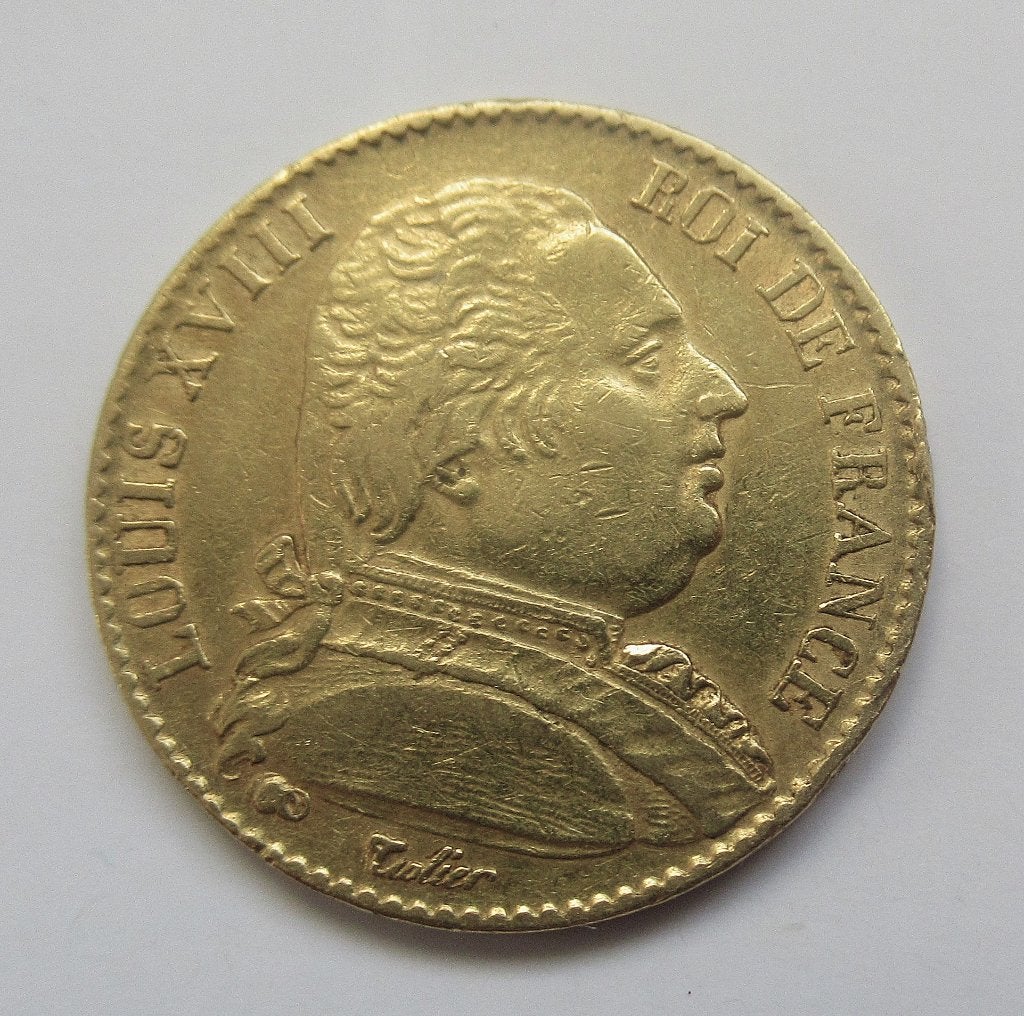 France 20 francs 1815 A, Verzenden, Frankrijk, Goud