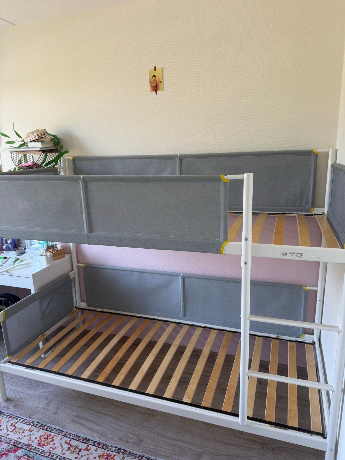 IKEA Vitval Stapelbed, Huis en Inrichting, Slaapkamer | Stapelbedden en Hoogslapers, Ophalen, Gebruikt, 90 cm, Tweepersoons